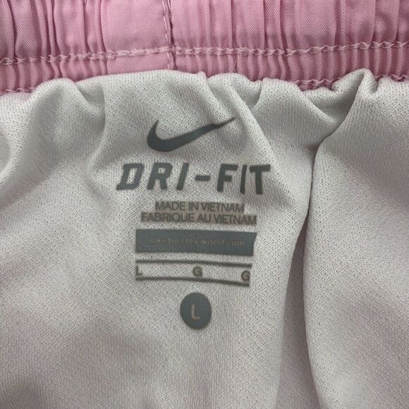 Nike Dri-Fit Lined Running Shorts Girls Large Pink - Picture 5 of 5
